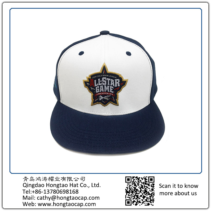 Flat visor cap