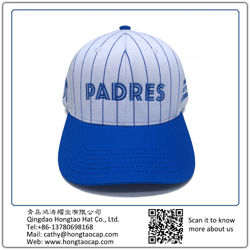 Breathable mesh fabric and cotton twill embroidered cap